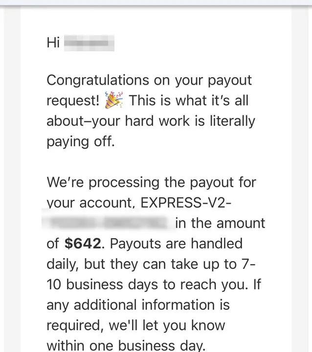 Topstep payout confirmation: $642, 16 December 2025.